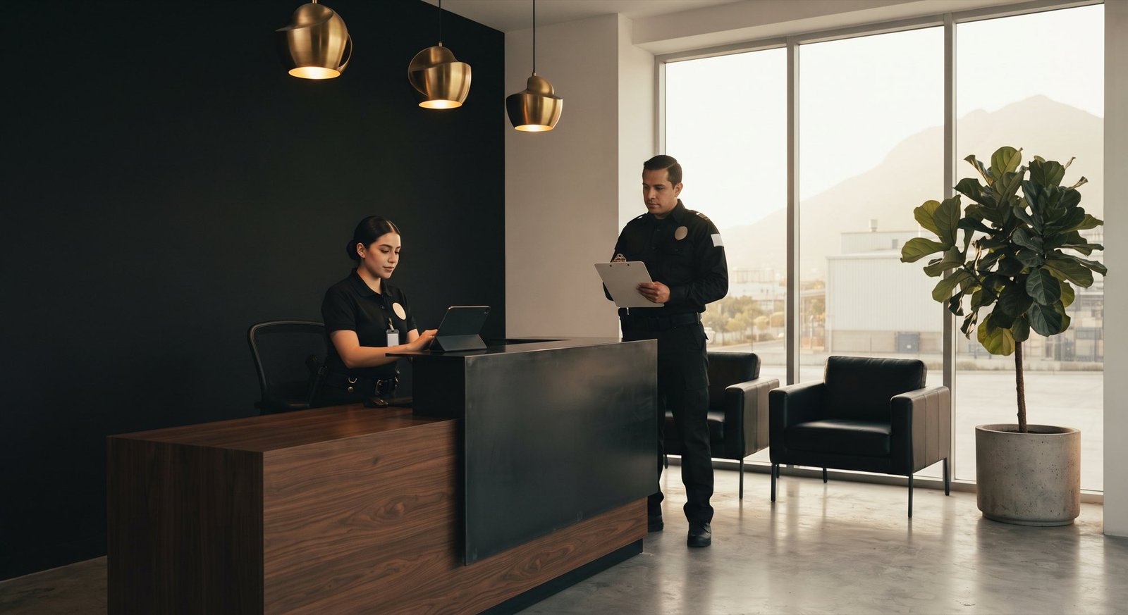 Recepción de las oficinas de Clean Alta en Monterrey
